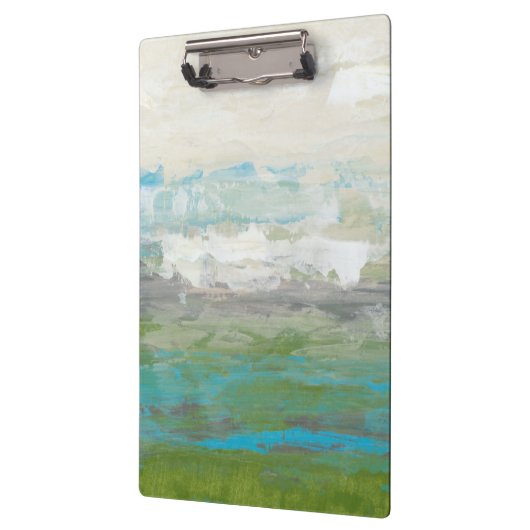 Witte wolken Het prachtige landschap overzien Klembord (Links)