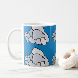 Witte Wolken Koffiemok