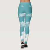 Witte wolken Leggings (Achterkant)
