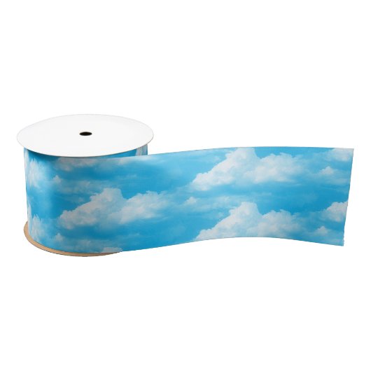 Witte Wolken op Blauw Lint (Spoel)