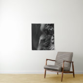 Witte wolken over bergen wandkleed (In situ)