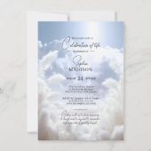 Witte Wolken Pampas Viering van het Leven | FOTO Kaart (Voorkant)