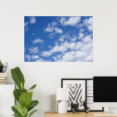 Witte wolken. poster (Thuiskantoor)