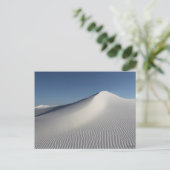 Witte zand briefkaart (Staand voorkant)