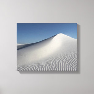 Witte zand canvas afdruk