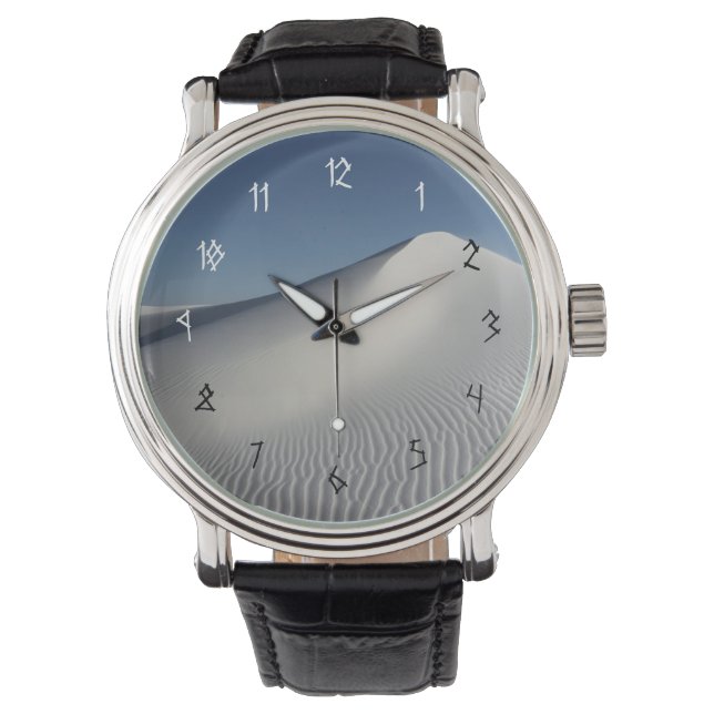 Witte zand horloge (Voorkant)