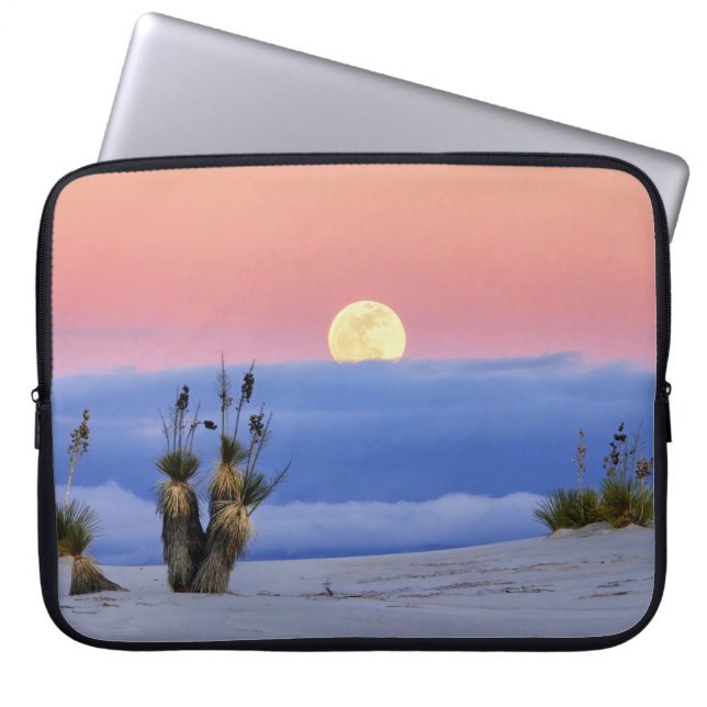 WITTE ZAND LAPTOP SLEEVE (Voorkant)
