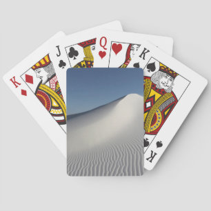 Witte zand pokerkaarten