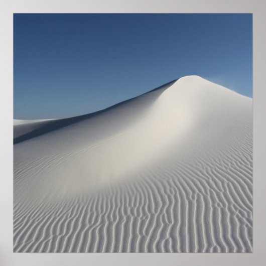 Witte zand poster (Voorkant)