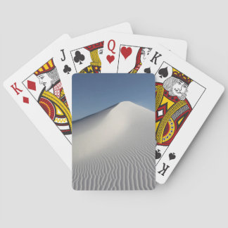 Witte zand speelkaarten