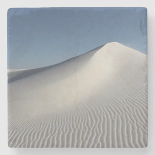 Witte zand stenen onderzetter