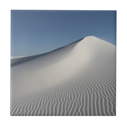 Witte zand tegeltje (Voorkant)