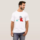 Witte zapping spreuk t-shirt (Voorkant volledig)