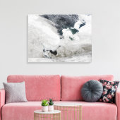 Witte Zee, Rusland Canvas Afdruk (Insitu (Woonkamer))