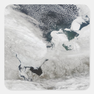 Witte Zee, Rusland Vierkante Sticker