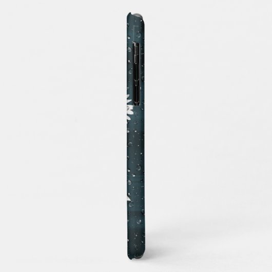 witte zeeschildpadden met regendruppels op gelooid Case-Mate iPhone case (Achterkant/links)