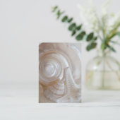 Witte zeeschols Stapelvis Tropische strand Zeeslag Visitekaartje (Staand voorkant)