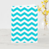 Witte Zig Zag Kaart (Gele Bloem)