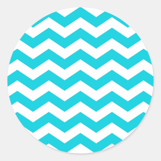 Witte Zig Zag Sticker (Voorkant)