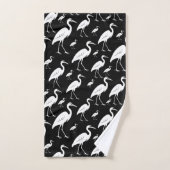 Witte zilverreiger bad handdoek (Handdoek)