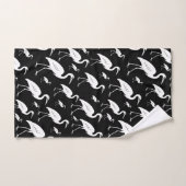 Witte zilverreiger bad handdoek (Handdoek)