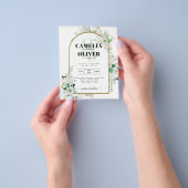 Witte Zomerrozen Smaragdgroene Groenery TROUW Flyer (Hand)