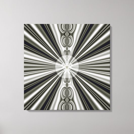 Witte Zon Canvas Afdruk (Voorkant)