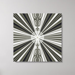 Witte Zon Canvas Afdruk