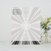 Witte Zon Gepersonaliseerd Briefhoofd (Staand voorkant)