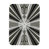 Witte zon magneet (Verticaal)