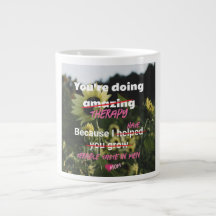 Witte Zonnebloem Koffie Mok van Mom Funny