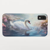 Witte Zwaan iPhone / iPad case (Achterkant (horizontaal))