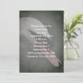 witte zwaan Natuur Kaart (Staand voorkant)