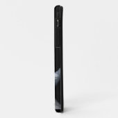 Witte zwaan op zwart Case-Mate iPhone case (Achterkant/links)