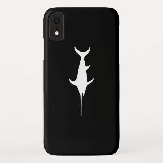 Witte Zwaardvis Case-Mate iPhone Case (Achterkant)