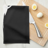 Witte zwaardvis theedoek (Quarter Fold)