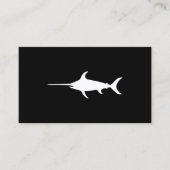 Witte zwaardvis visitekaartje (Voorkant)