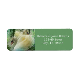 witte zwaluw bruiloft met een elegant zomermeer etiket