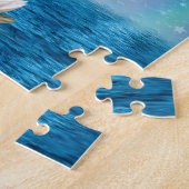 Witte zwanen en engel legpuzzel (Zijkant)