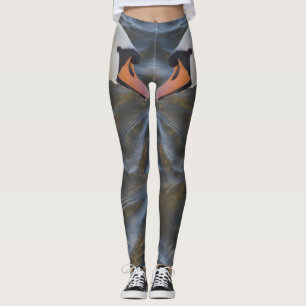 Witte zwanen Leggings