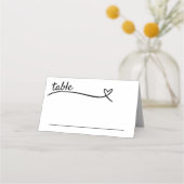 Witte & Zwarte Hart Bruiloft (Voorkant)