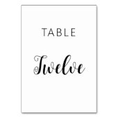 Witte zwarte klassieke bruiloft kaart (Voorkant)