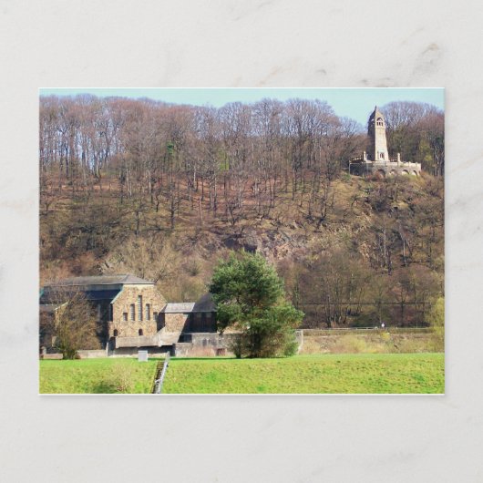 Witten Berger-Denkmal Wasserkraftwerk Briefkaart (Voorkant)