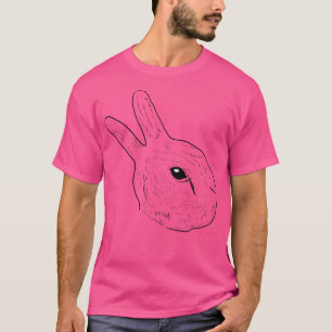 Wittgenstein Konijn Eend Logica Optische Illusie T-shirt