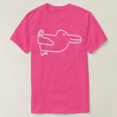 Wittgenstein Rabbit Duck Optical Illusion Philosop T-shirt (Design voorkant)