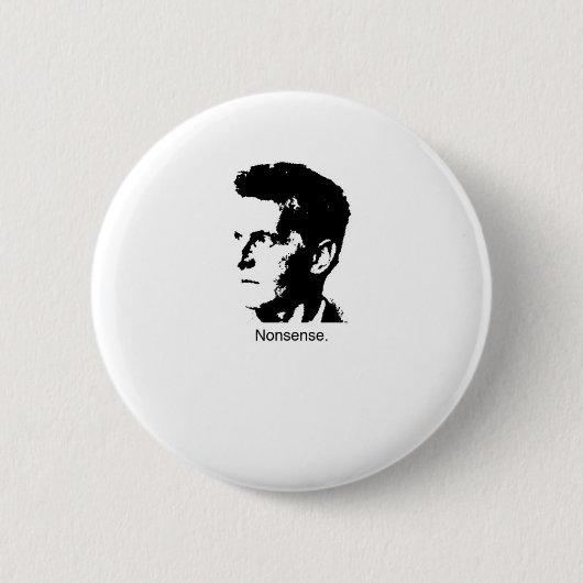 Wittgenstein's charme ronde button 5,7 cm (Voorkant)