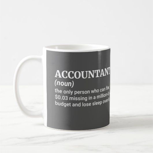 Witty Accounting Definition – Ideaal cadeau voor C Koffiemok (Links)