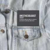 Witty Anesthesiologist Definitie Button (Insitu)
