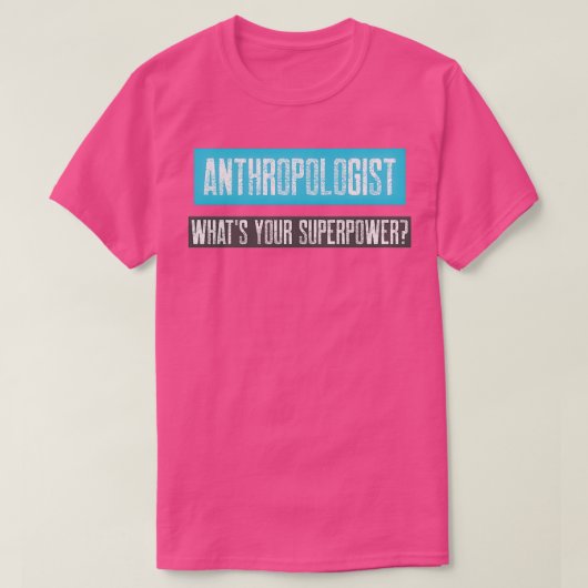 Witty Anthropology s 1 T-shirt (Design voorkant)