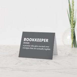 Witty Finance-definitie Bedankkaart